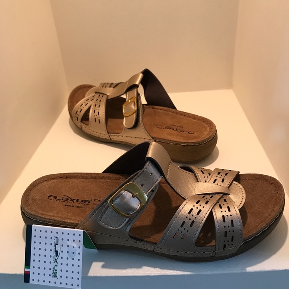 FLEXUS Slide Sandals with Comfort Insole - Picture 4 of 5